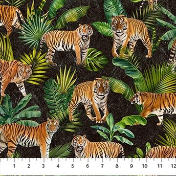 Tigers - Black Multi  Jungle Queen
