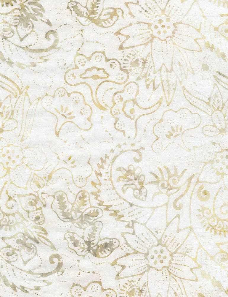 Tonga Opal- Linen Outline Floral