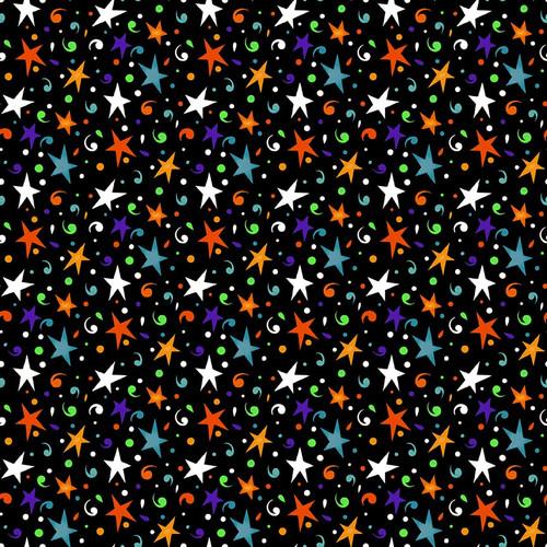 Tossed Multicolored Stars Delphine Cubitt