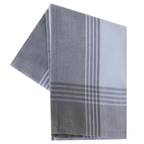 Towel - Grey/White