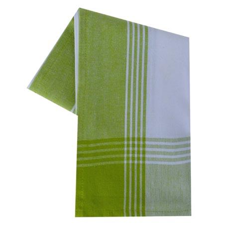 Towel -  Lime Green/White