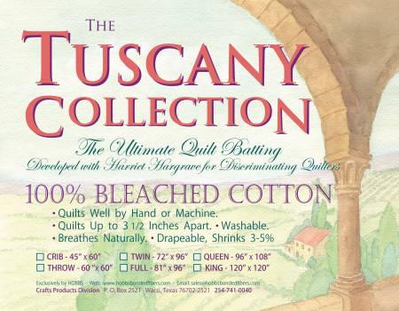 Tuscany Collection Batting - Twin 72" x 96"