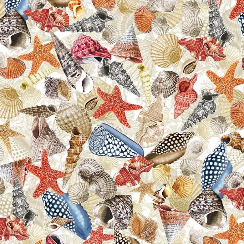 Under the Sea-Seashells - Bisque Jewels of the Sea