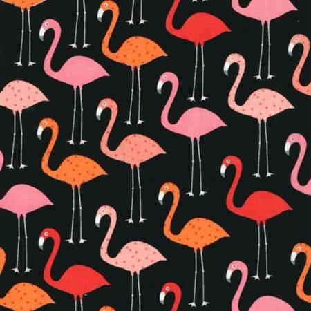 Urban Zoologie Black/ Pink Flamingos